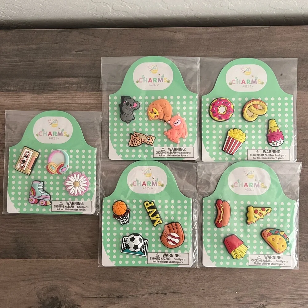 Target Bullseyes Playground Silicone Easter Basket Charms 4pk -1 Set
